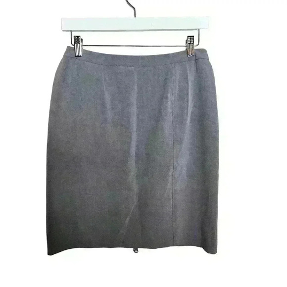 Elements g women's gray front zip skirt size 4 - Picture 2 of 4